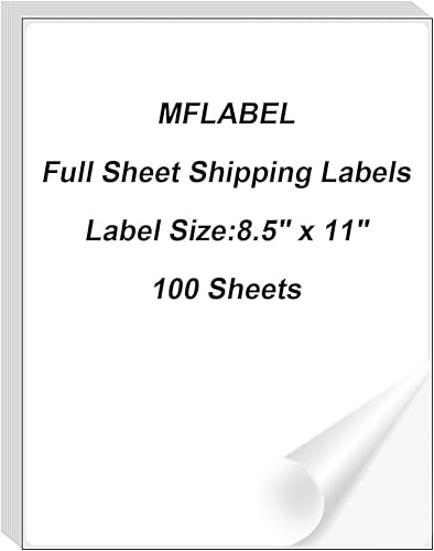 Miniatura 66 de MFLABEL 2x4 Shipping Labels - 25 Sheets (250 Labels) for Laser & Inkjet Printers, 10-UP FBA Address Stickers, Matte White Self-Adhesive Mailing