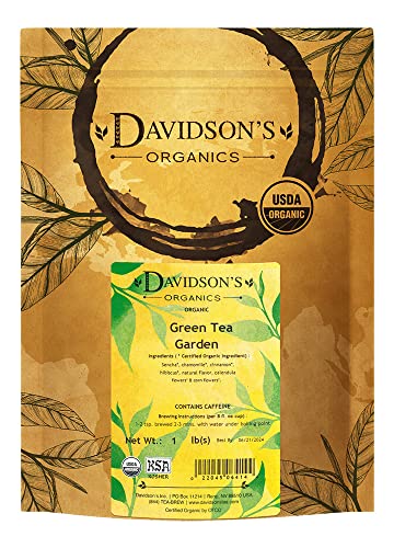 Davidson's Tea Bulk, Green Tea Garden, 16 Ounce