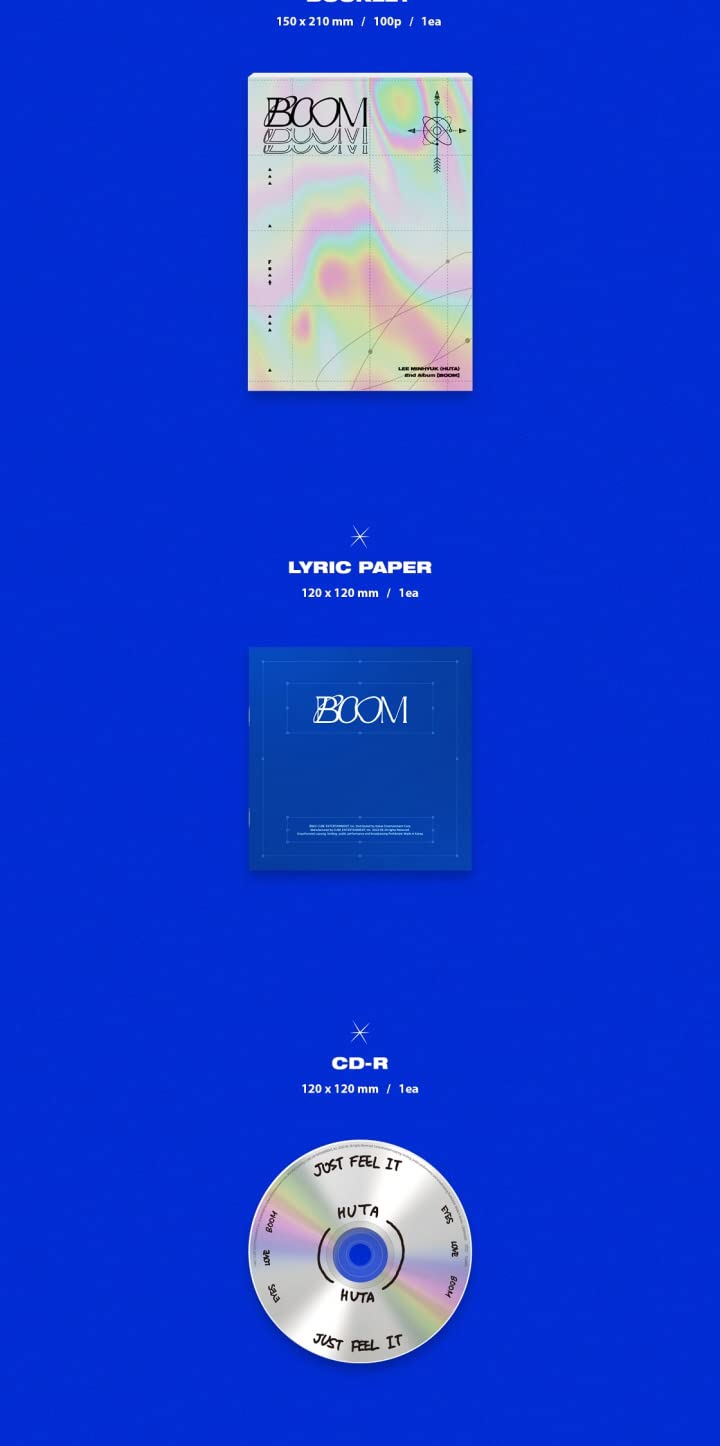 BTOB HUTA Lee Minhyuk BOOM 2nd Album Contents+Poster+Tracking