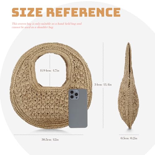 Bolso Clutch de Paja para Mujer GOKTOW 2026 miniatura 4