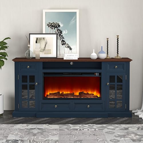 FESTIVITY 73 Inch TV Stand Entertainment Center with 36