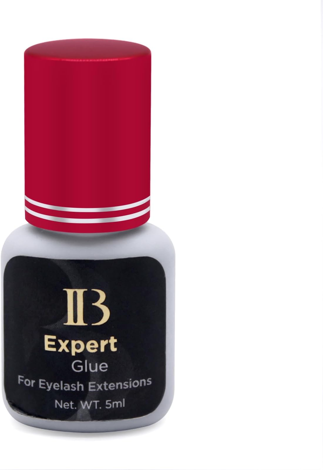 Lava Lash Eyelash Extension Glue New 1PCS Ibeauty IB Expert Glue 5ml | 1-2 Sec Dry Time | 5-6 Weeks Retention | Black Adhesive Supplies for Professional Use