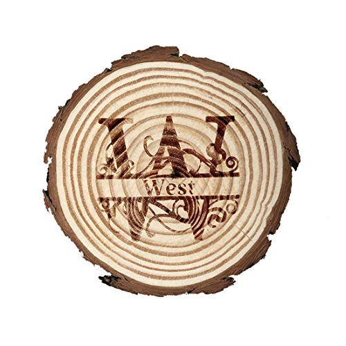 Natural wooden slice coaster personalized custom carved log coaster suitable for water cups tea cups house decoration and protective furniture 4 piecesset BD~26