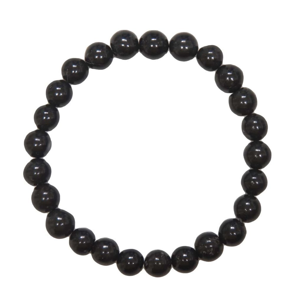 FOURSEVEN® Black Agate Bead Bracelet-Small-to-Medium for Women and Men | Top option as Gift (B01N4PR77G) Amazon Price History, Amazon Price Tracker