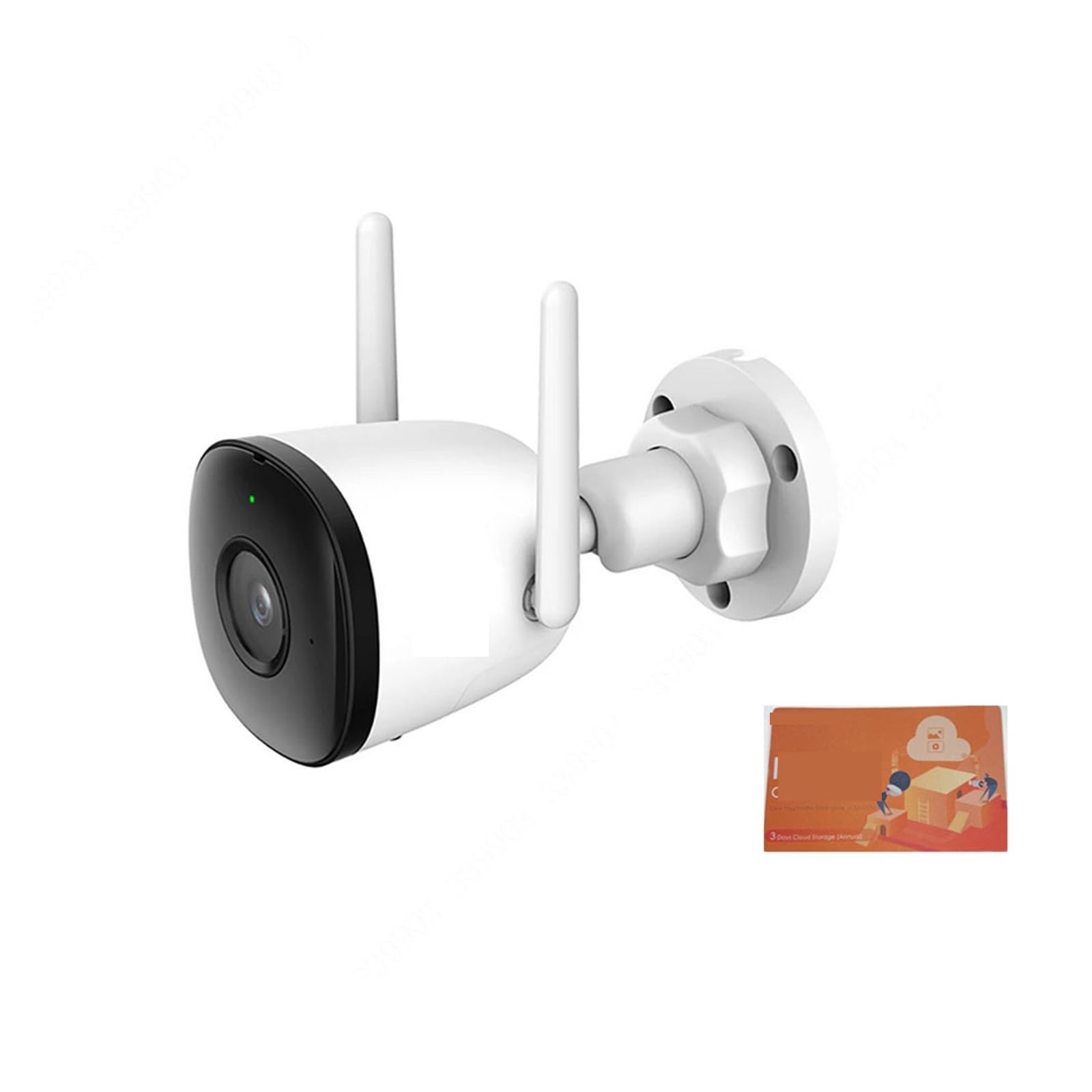 Oshpmbdlyfj 2.8Mm Wifi Outdoor Camera Bullet 2C 2Mp Surveillance Ip Camera Automatic Tracking Weatherproof Ai Human Detection Outdoor Camera(,Eu Plug_2mp Add Cloud)