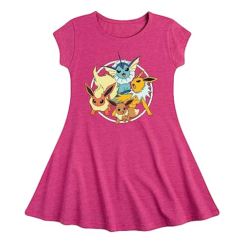 HYBRID APPAREL - Pokémon - Pikachu Collegiate - Youth Girls Fit & Flare Dress