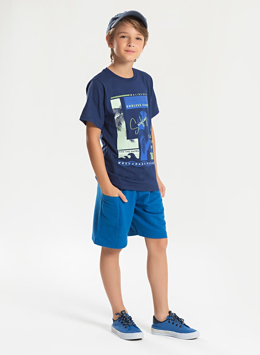 Conjunto Verão Menino Camiseta e Bermuda Com Bolso Califórnia Vibes em promoção! Veja a oferta e mais achadinhos de Meninos 8 Hoje é o melhor dia para comprar Conjunto Verão Menino Camiseta e Bermuda Com Bolso Califórnia Vibes com aquele preço maroto! Promoção! Aproveite a oferta! 8