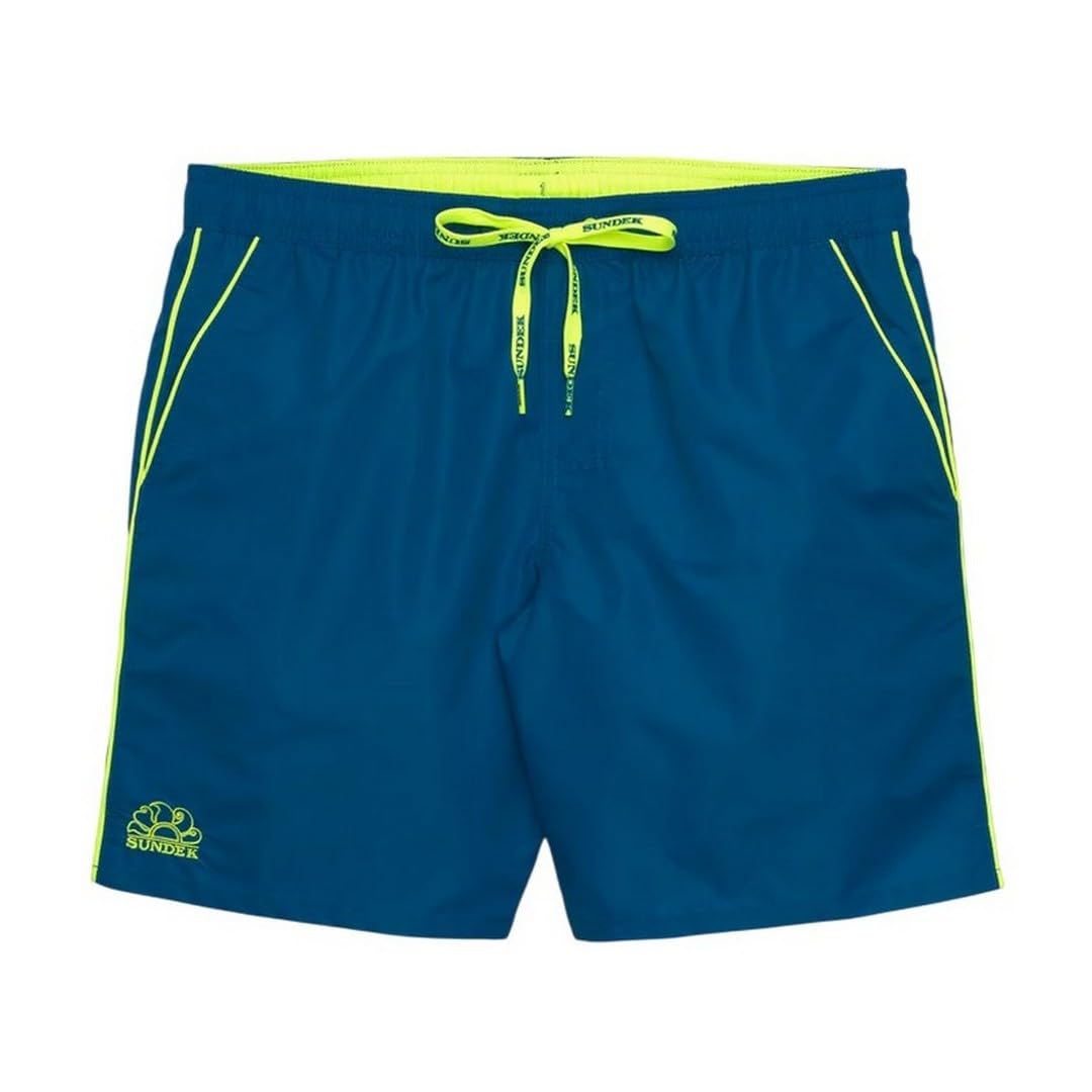 SUNDEK Pervis Boardshorts für Herren, mittlere Länge, elastischer Bund