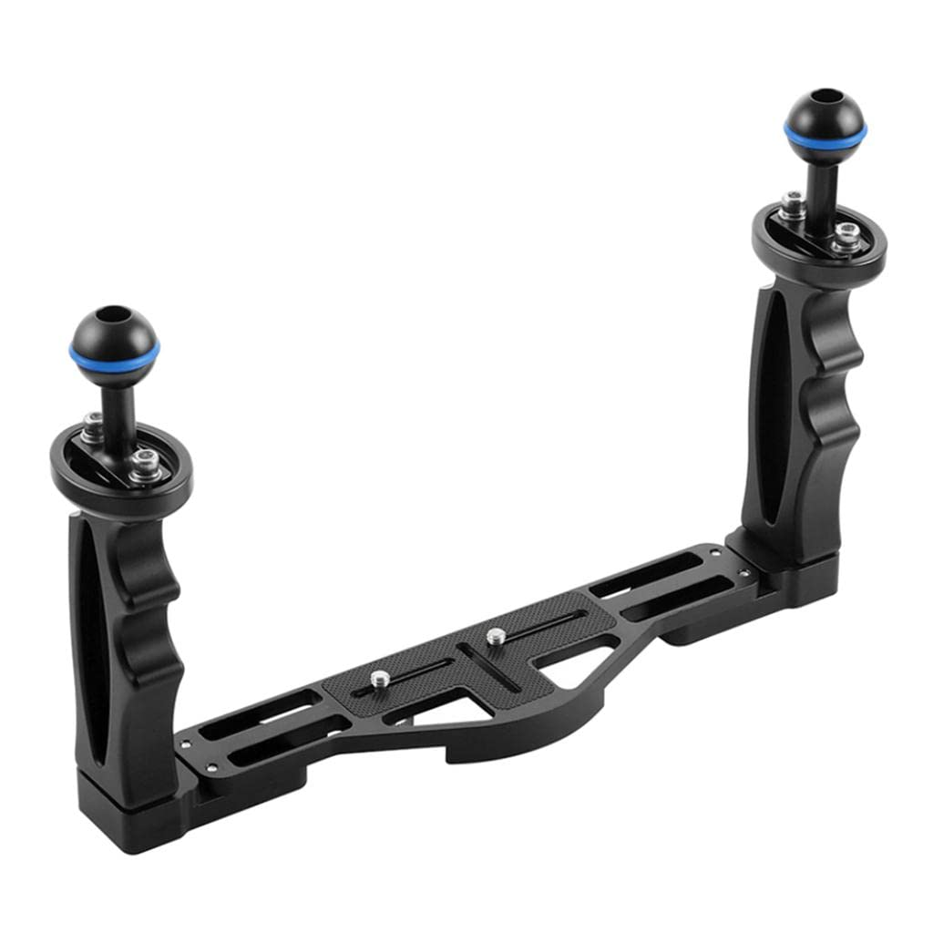Loom Tree Aluminium Alloy Underwater Camera Tray Video Light Stabilizer Support Black