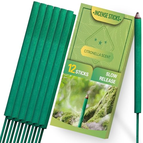 SCENTORINI 12 Bastoncini di Incenso Citronella,...