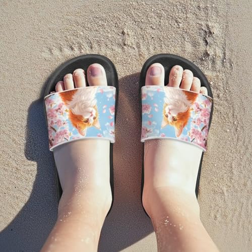 Image of Slides for Boys Girls Quick Drying Kids Slides Sandals Non-Slip