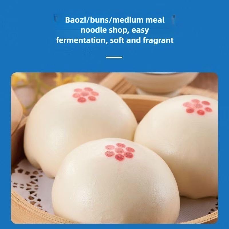 Miniatura 4 de Levadura de ángel, hogar, Mantou, bollos rellenos al vapor, 1.76 onzas (5G x 10 bolsas),