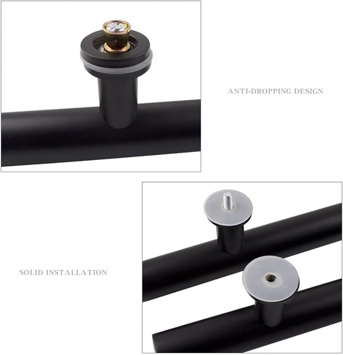Gate Hardware Matt Black Stainless Steel Round Tube Glass Door Handle Home Office Push-Pull Door Handrail Sliding Door Hardware Accessories,6 Sizes (Size : 1200x900x38mm)