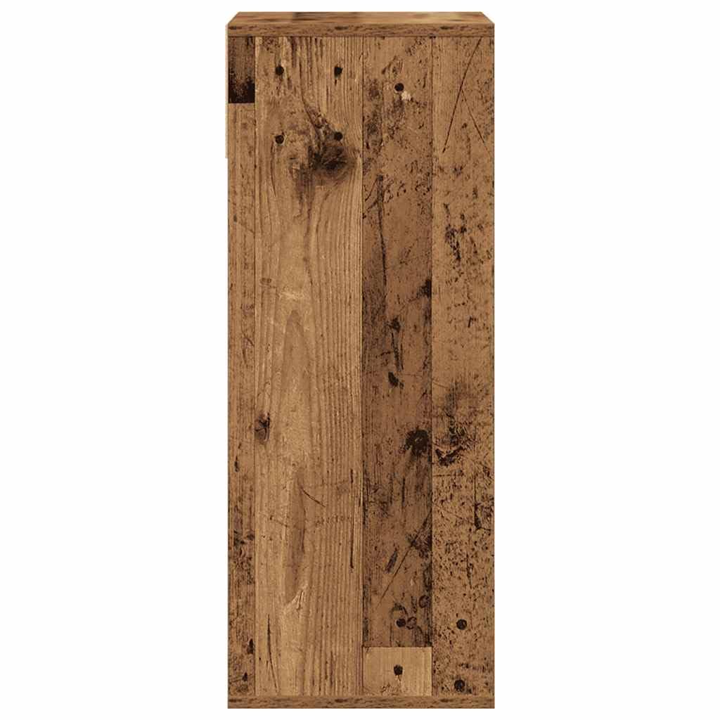 vidaXL Bücherregal Altholz-Optik 34x31x80 cm Holzwerkstoff
