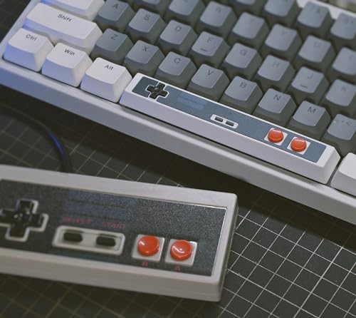 Retro Spacebar Keycaps Classic Controller-Shaped Space Bar ABS 6.25U OEM