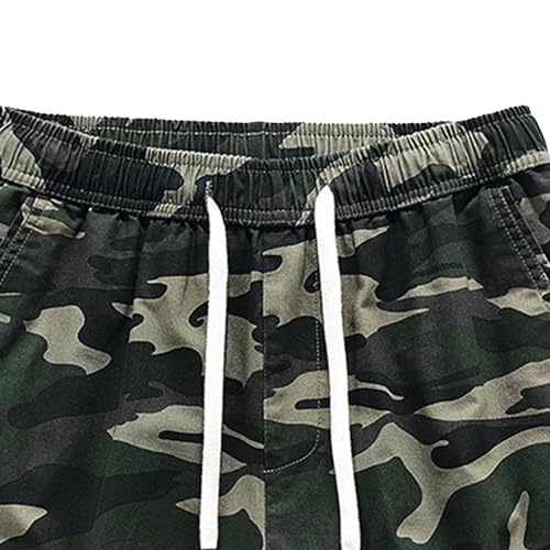 Short de travail décontracté multi-poches avec taille élastique 54