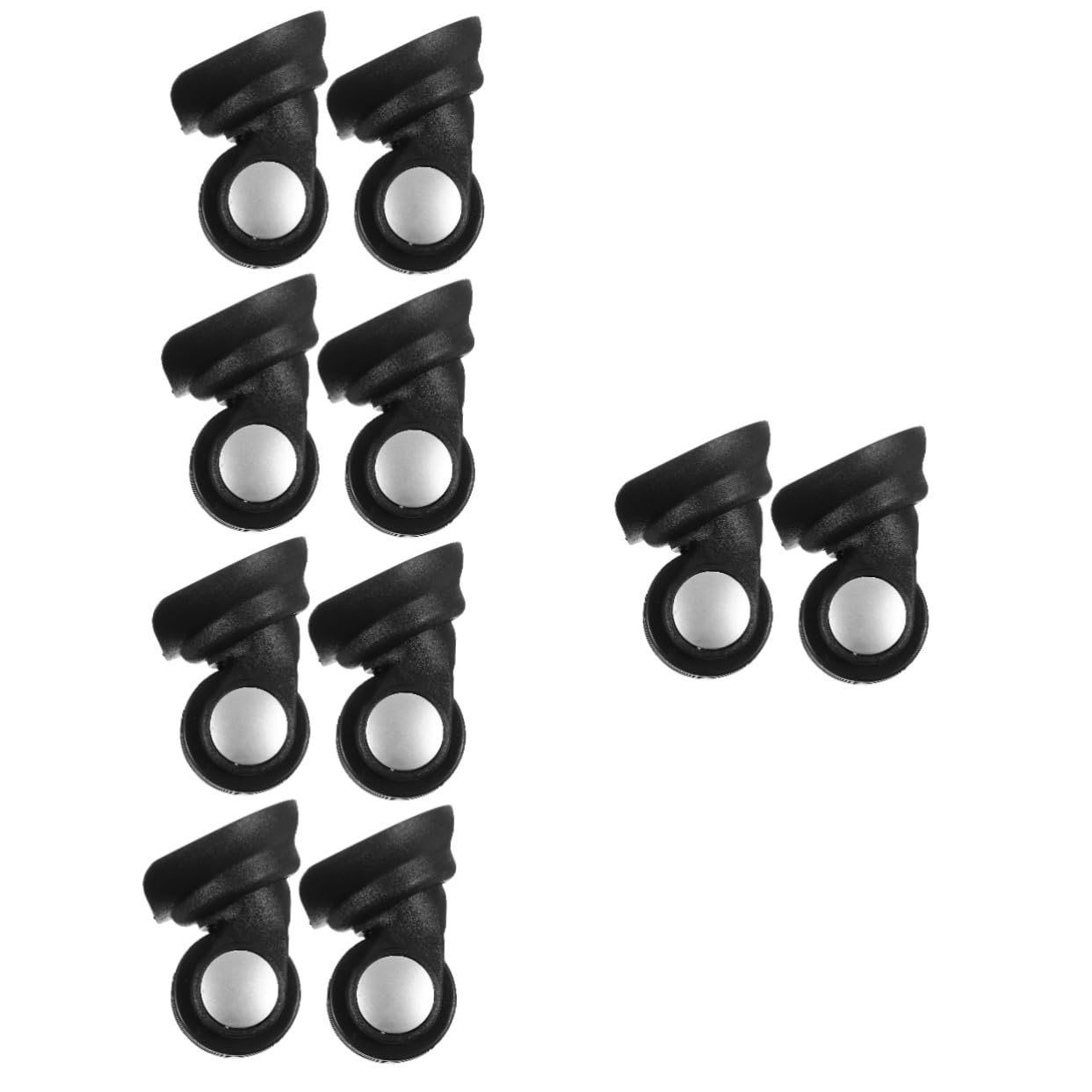 5 Set Di Ruote Di Ricambio Per Valigie Ruote Girevoli Per Valigie Set Di Di Ricambio Per in Plastica Strumenti Di Riparazione 2 Pezzi*5