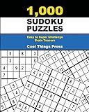 1,000 Sudoku Puzzles: Easy to Super Challenge Brain Teasers