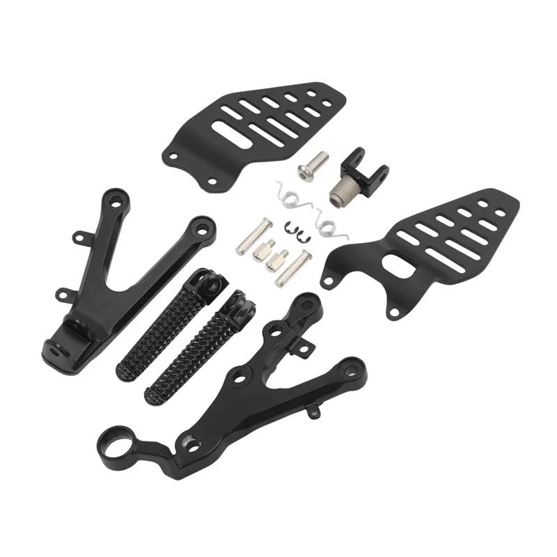 Repose Pieds Avant Moto YZF R6 2006-2016 Cale Pied Argent Noir Support Gauche Droite