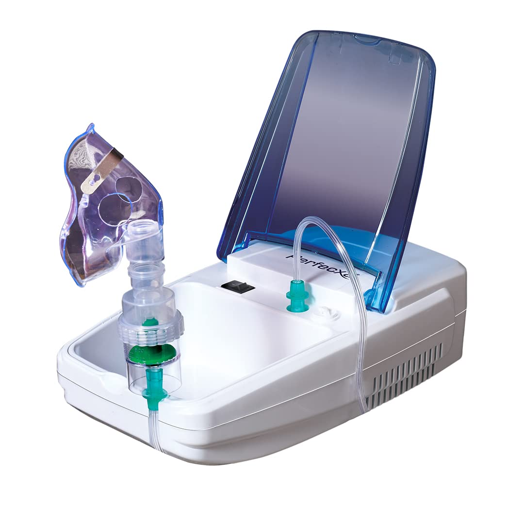 Perfecxa Nebulizer Machine for Adults & Kids - Compressor Motor With Mouth Piece & Separate Child/Adult Mask For Home Use This Product Comes With 2 Years Warranty (B0C993MKSQ) Amazon Price History, Amazon Price Tracker