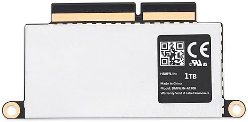Miniatura 1 de HRUIYL Disco duro NVMe PCle SSD 3D TLC de 1 TB con herramientas para actualizar MacBook PRO A1708 2017 de 13 pulgadas (EMC 29783164 Modelos de barra