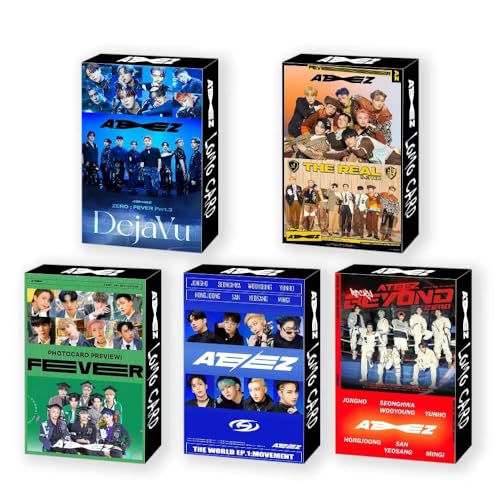 HOMRAA Pacote com 5/150 pe&ccedil;as Lomo Card Kpop Photocards Cart&atilde;o comemorativo com cart&otilde;es postais...