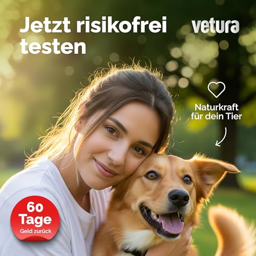 Vetura Probiotika-Mix für Hunde - 200 g - Natürliches Probiotika-Pulver - Präbiotika & Probiotika - Zur Unterstützung Einer gesunden Darmflora - Ohne künstliche Zusatzstoffe - Made in Germany