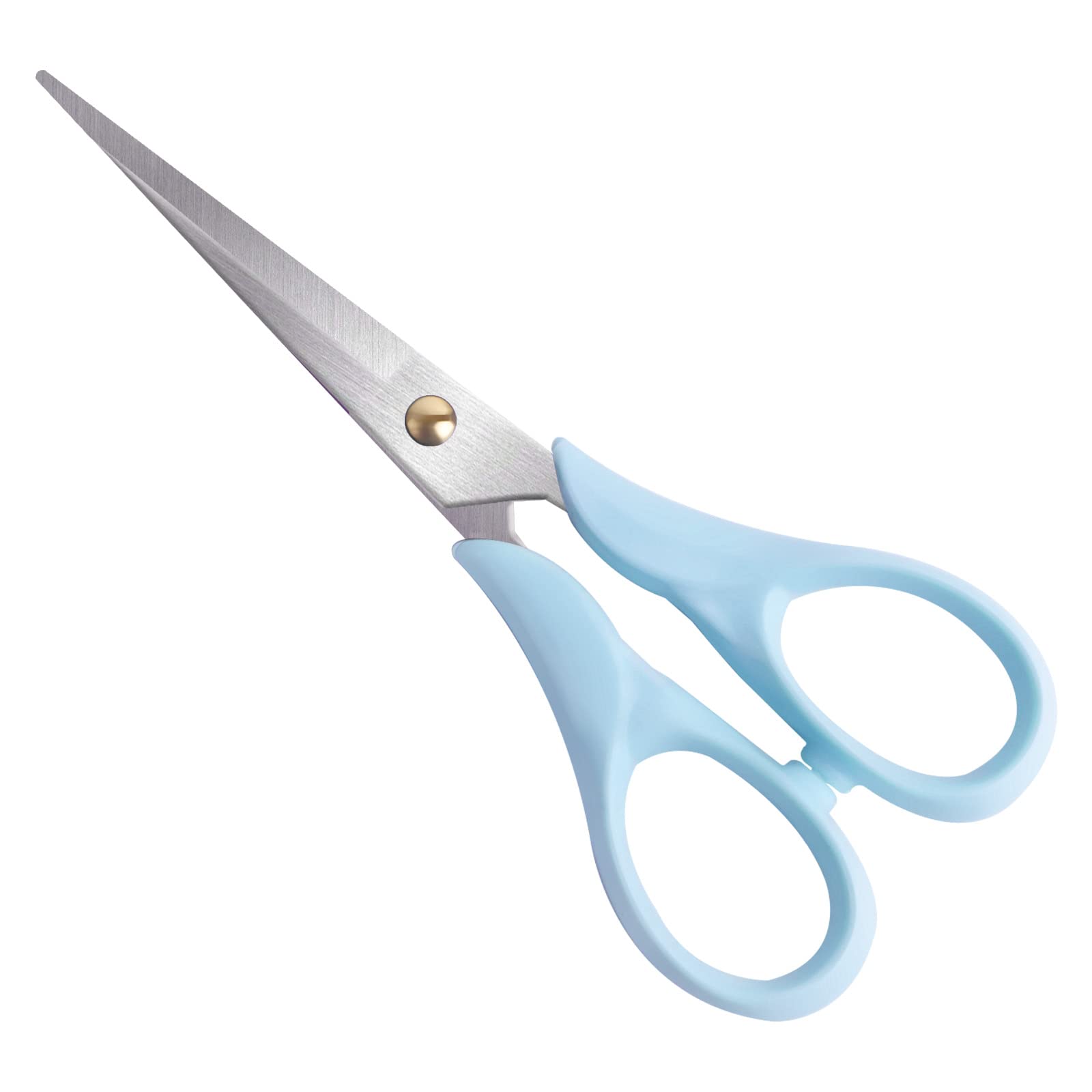 CREECHWA Blue Acrylic Scissors, Multipurpose Stylish Scissors with Stainless Steel Blades