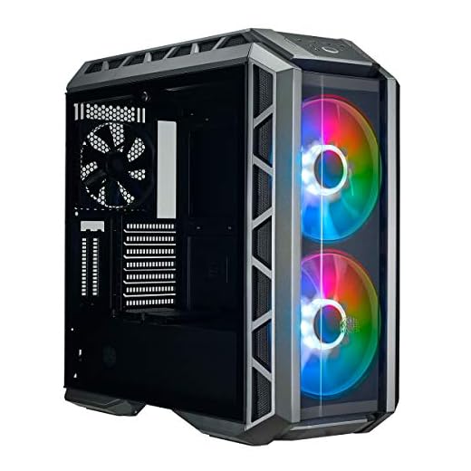 GABINETE MASTERCASE H500P MID TOWER ARGB PRETO - MCM-H500P-MGNN-S01