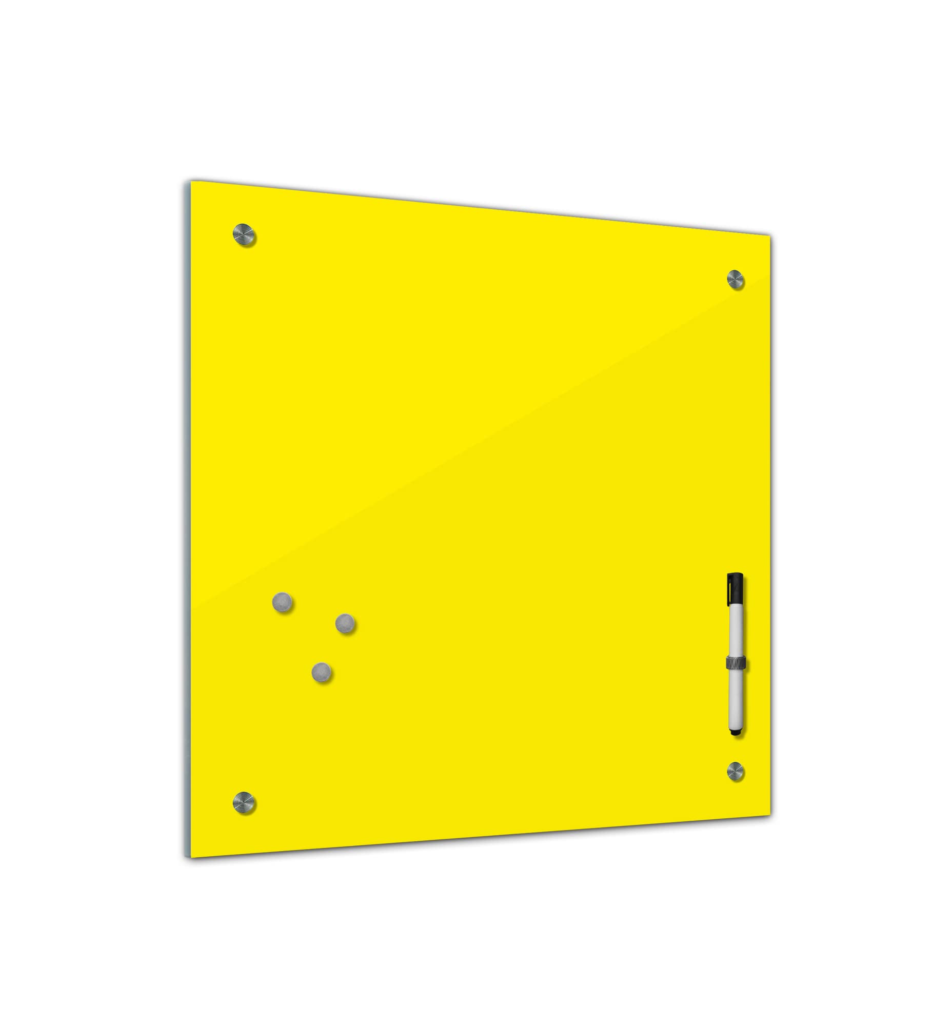Bilderdepot24 Tableau mémo magnétique en Verre 24 Couleurs 40 x 40 cm