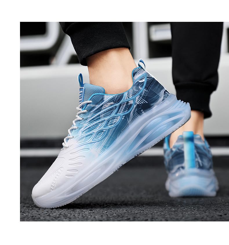 Zapatillas de Running Hombre Degradado Suela Hueca