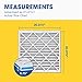 Aerostar 21x21x1 MERV 8-6 Count - High Efficiency Pleated HVAC, Furnace & Air Conditioner Filters - Removes Dust, Lint, Mold & Allergy-Causing Pollen