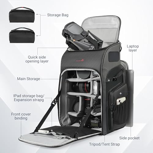 Mochila para cámara STARTRC 40L profesional miniatura 4