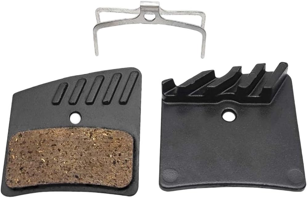 Cooling Disc Brake Pads, Sintered Copper Multi‑Metal with Cooling Fins, Compatible with IIIPRO PRO E4 M4， M755 M756, Hope M4/Tech M4, 4‑Piston MTB/EMTB Downhill for TRAIL, 37×15 mm, 25 g/Pair, Black