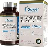 GH Magnesium Glycinate - 250mg Magnesium Bisglycinate per Serving - 120 Glycinate Supplements | Mag Glycinate High Strength Capsules | Non-GMO & Allergen Free | Made in The UK
