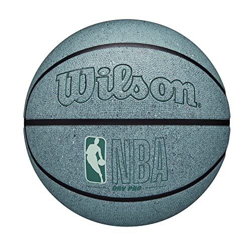Wilson Basketball NBA DRV Pro Eco, Gen Green, Outdoor, Tackskin Cover mit...