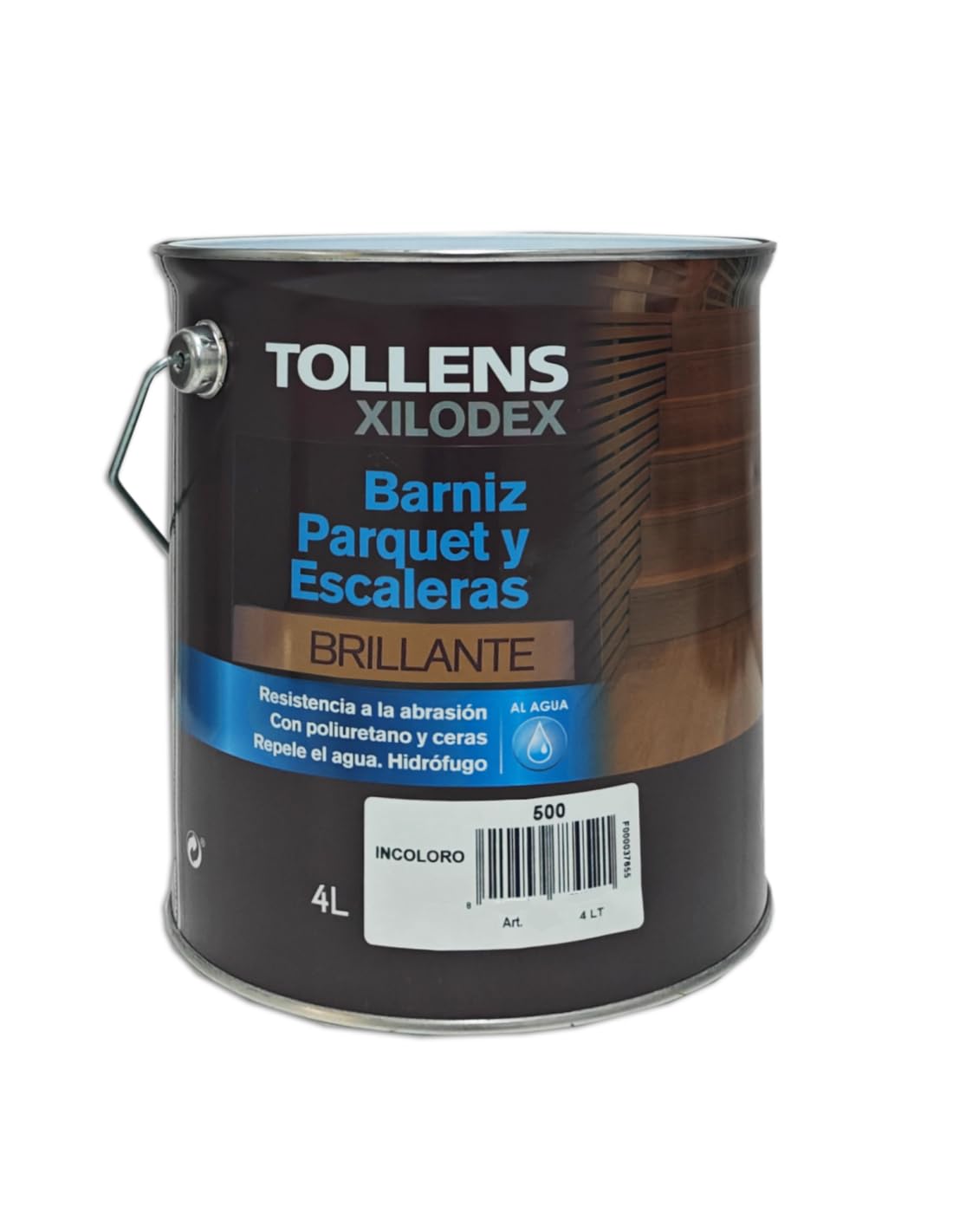 Barniz Parquet Al Agua Brillante 4 Lt