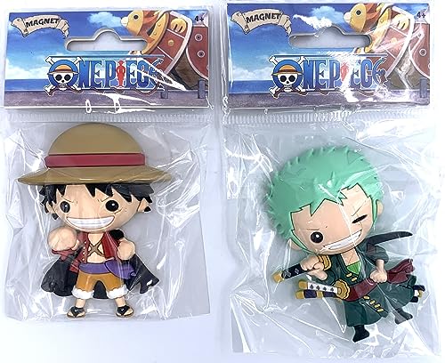 Monograma Imanes One Piece Luffy & Zoro Foam 3D Set miniatura 7