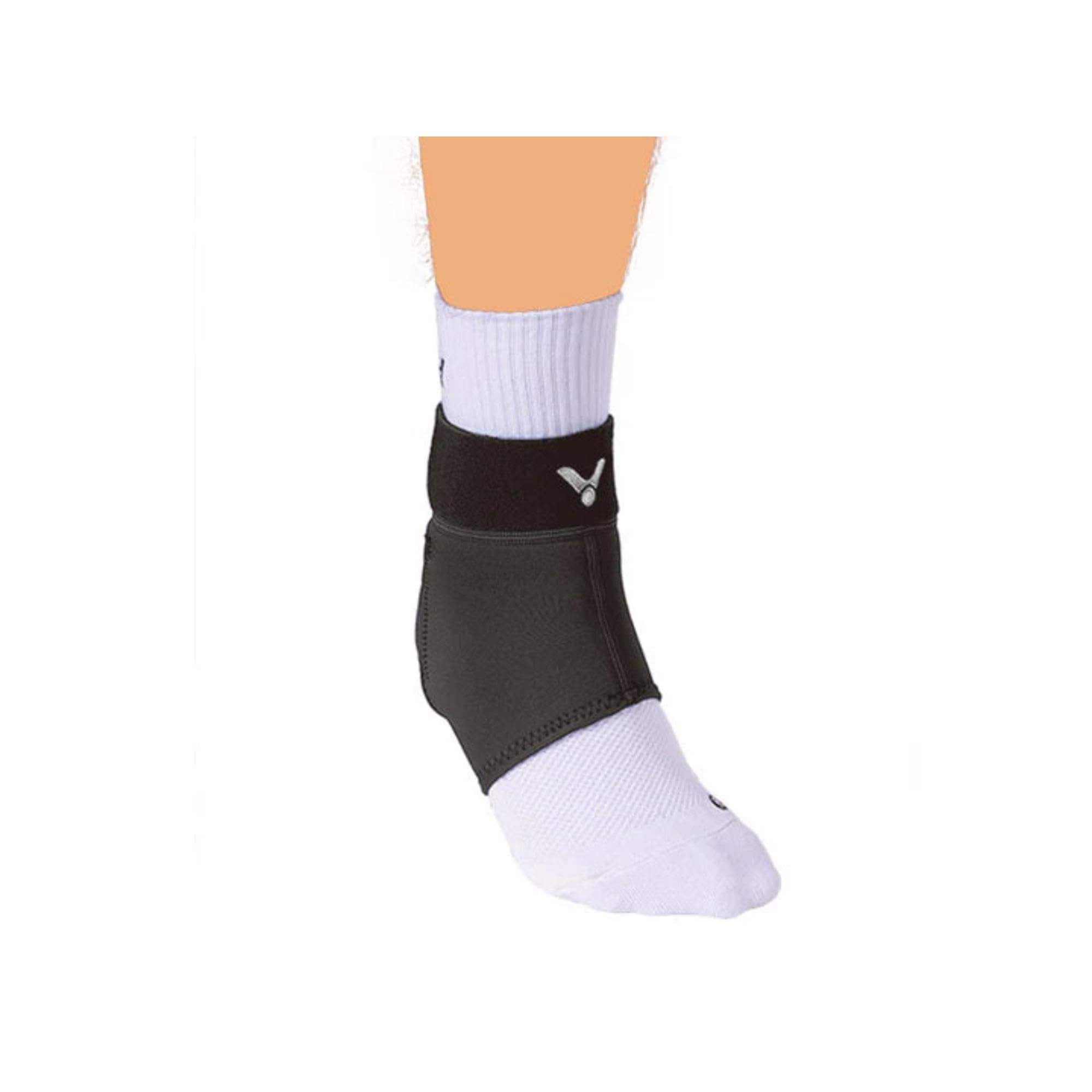 Victor SP193 Ankle Wrap, Neoprene Joint Support, Pack of 1 - Black, Small