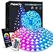10M Tiras Led, Maxcio Bluetooth Luces Led Habitación con Modo Música, 24 Teclas Control Remoto, 8 DIY Escenas, Tiras Led rgb con Colores y Brillo Ajustable para Hogar, Fiestas, Navidad