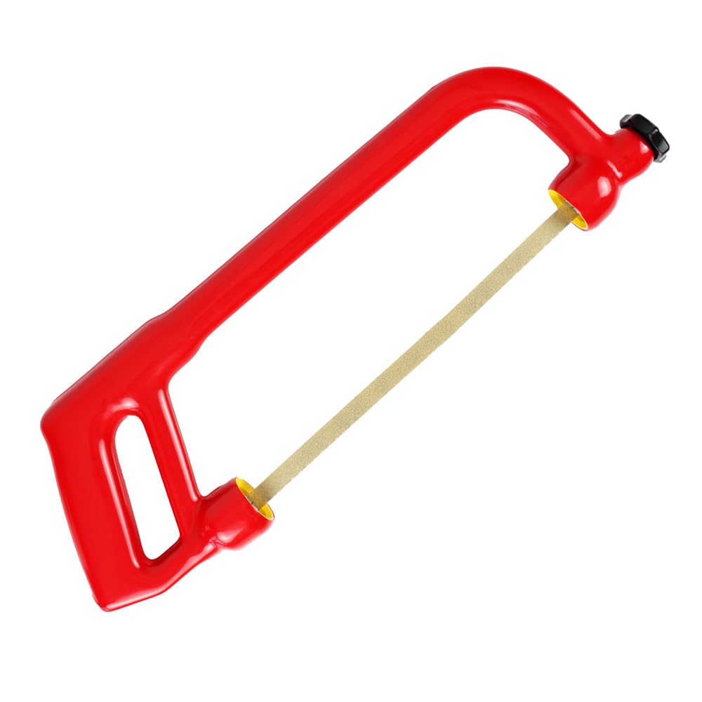 WETEC Seghetto per metallo, completamente isolato, 1000 V (seghetto per seghetto, seghetto per metallo, seghetto a mano VDE), lunghezza: 460 mm/prova: 10.000 V/marchio di controllo: 1000 V