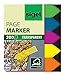 SIGEL HN613 Haftmarker Pfeile, 200 Mini-Streifen im Format 12 x 45 mm, 5 Farben
