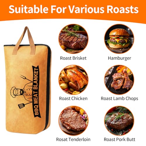 Manta para BBQ para reposar carne con aislamiento térmico 5 capas miniatura 3