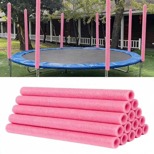 Lot de 12 manchons de protection en mousse pour poteau de trampoline, 88 cm et 40 cm, étanches pour tubes ronds, coussins de protection pour filet de...