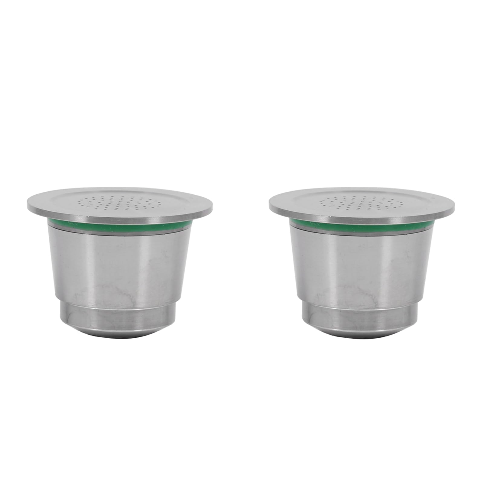 Máquina de Cápsulas café, Material Cápsula Acero Inoxidable para Filtros Reutilizables, 2 uds.
