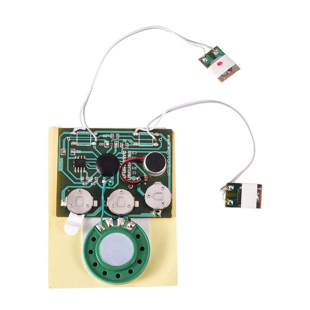 30s Greeting Card DIY Recordable Voice Chip Music Box Sound - Foto 11