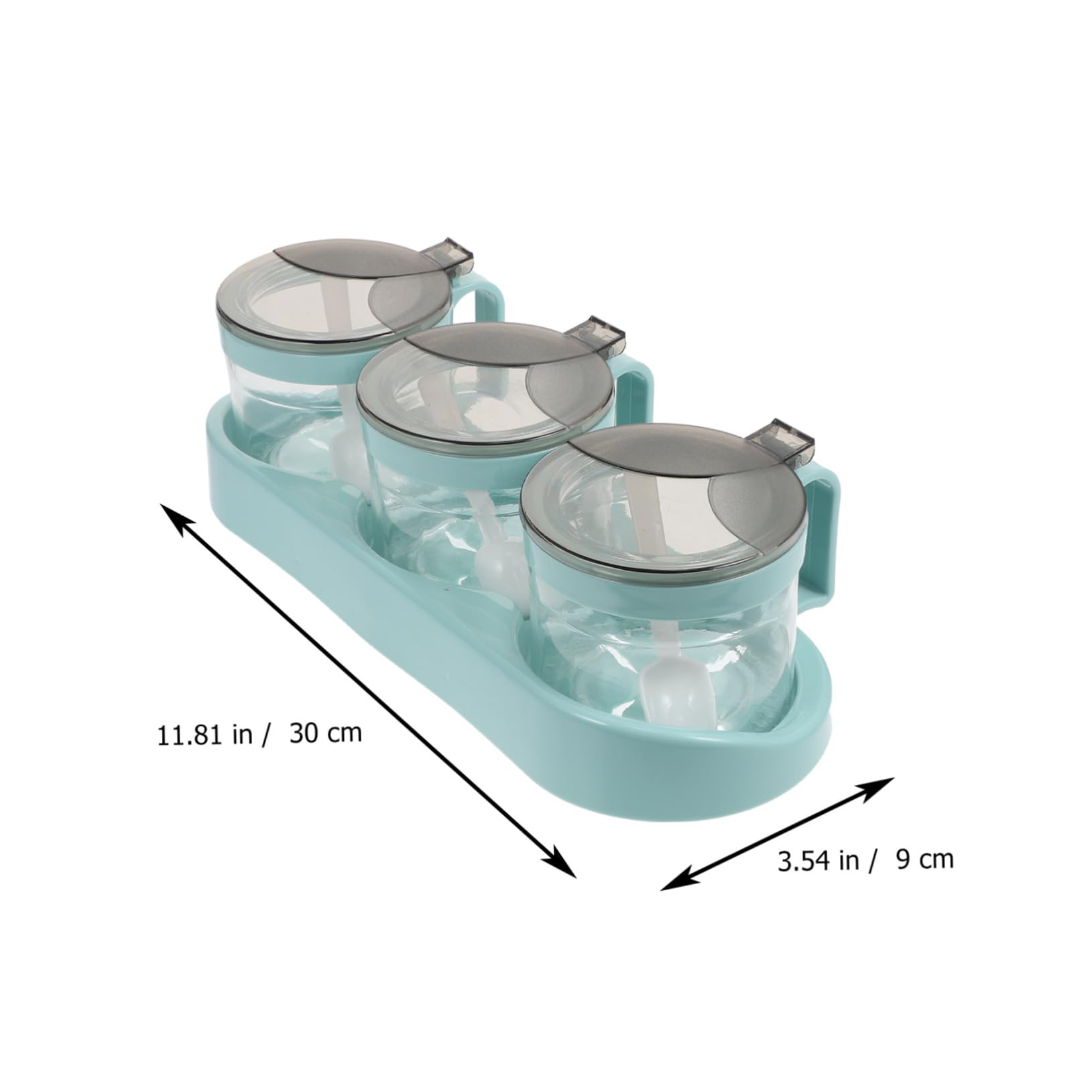 MAGICLULU 1pezzi Scatola Per Condimenti in Vetro Barattolo Per Spezie Da Uso Domestico Contenitore Per Spezie Durevole Adatto Per Conservare Pepe in Polvere