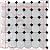 Stone Center Online Carrara White Marble 2 inch Octagon Mosaic Tile w/Nero Marquina Black Dots Tumbled Kitchen Bath Wall Floor Backsplash Shower (1 Sheet)