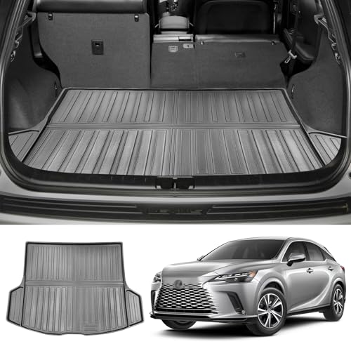Shvgen|適合レクサス新型RX系ラゲッジマット専用設計2022年11月〜現行3D立体構造Lexus RX 350 350h 450h+ 500hランクマット防水アクセサリー 縁高 TPE材質 耐摩擦 耐汚 折りたたみ式 取付簡単 カー用品(ラゲッジマッ