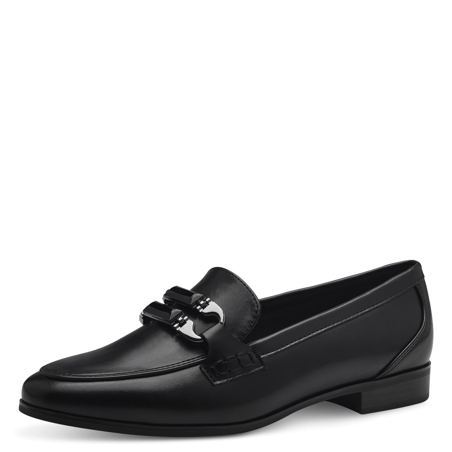 MARCO TOZZI Women's Elegant Block Heel Slippers, black, 4 UK